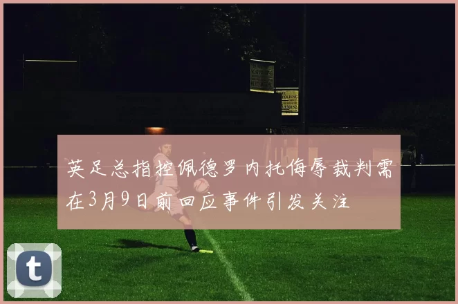 英足总指控佩德罗内托侮辱裁判需在3月9日前回应事件引发关注